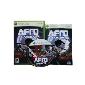 Afro Samurai Microsoft Xbox 360 Live CIB 2009 Video Game Pre-owned